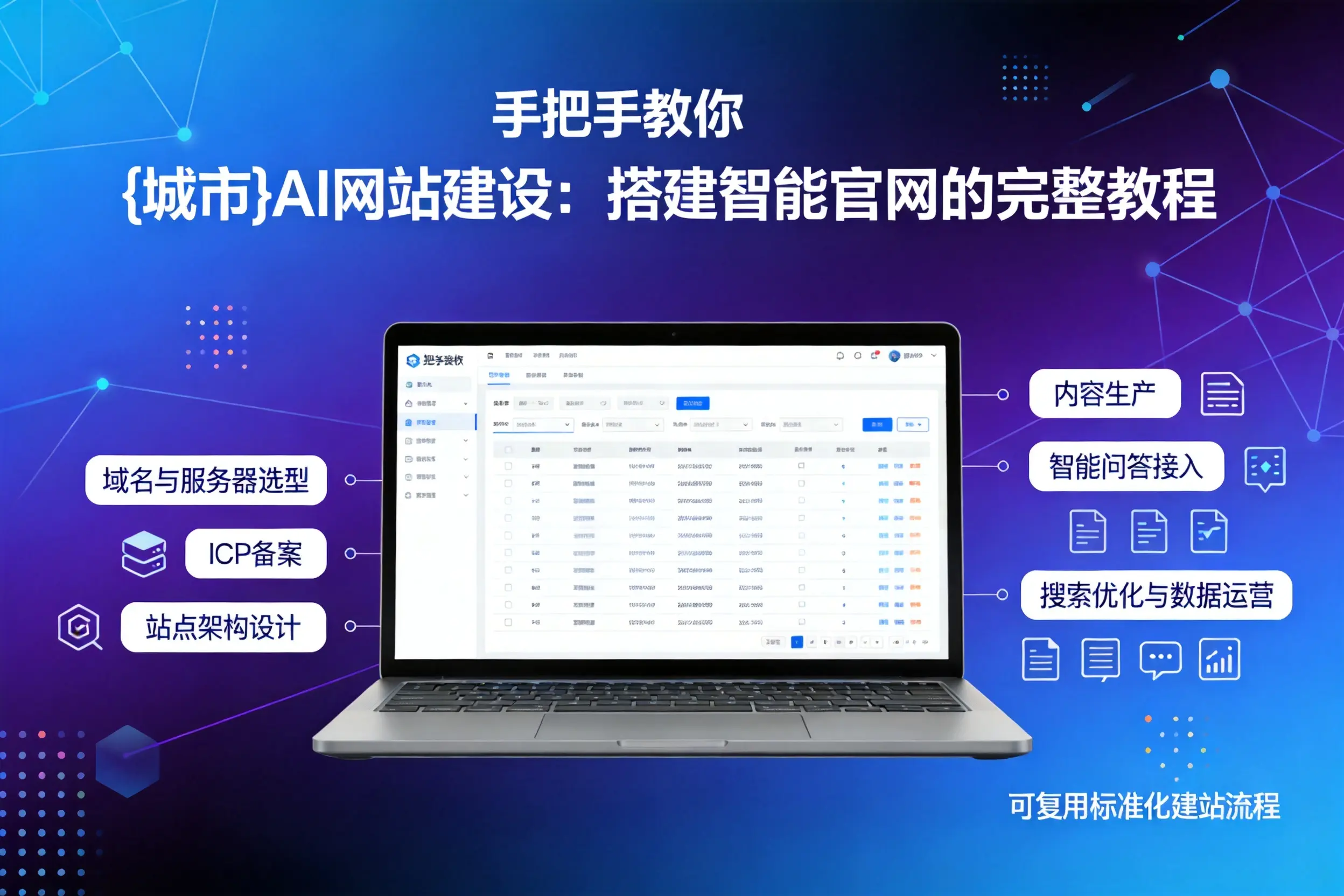 手把手教你常德AI网站建设：搭建智能官网的完整教程